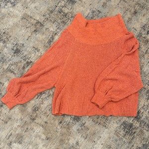 Free people orange sweater